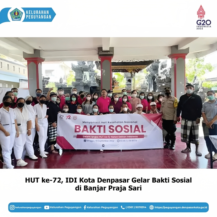 ULANG TAHUN KE-72, IKATAN DOKTER INDONESIA (IDI) KOTA DENPASAR
