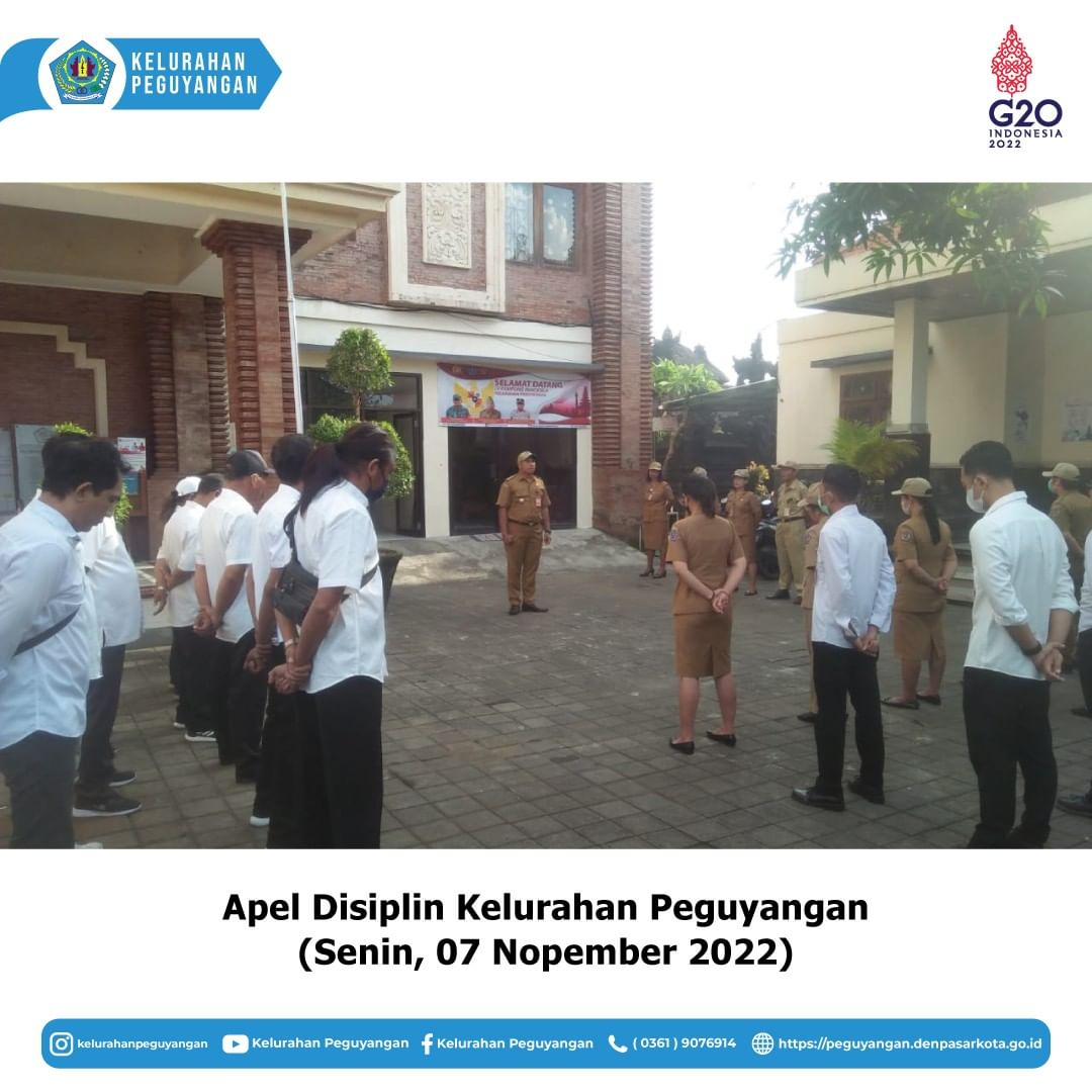 APEL DISIPLIN KELURAHAN PEGUYANGAN