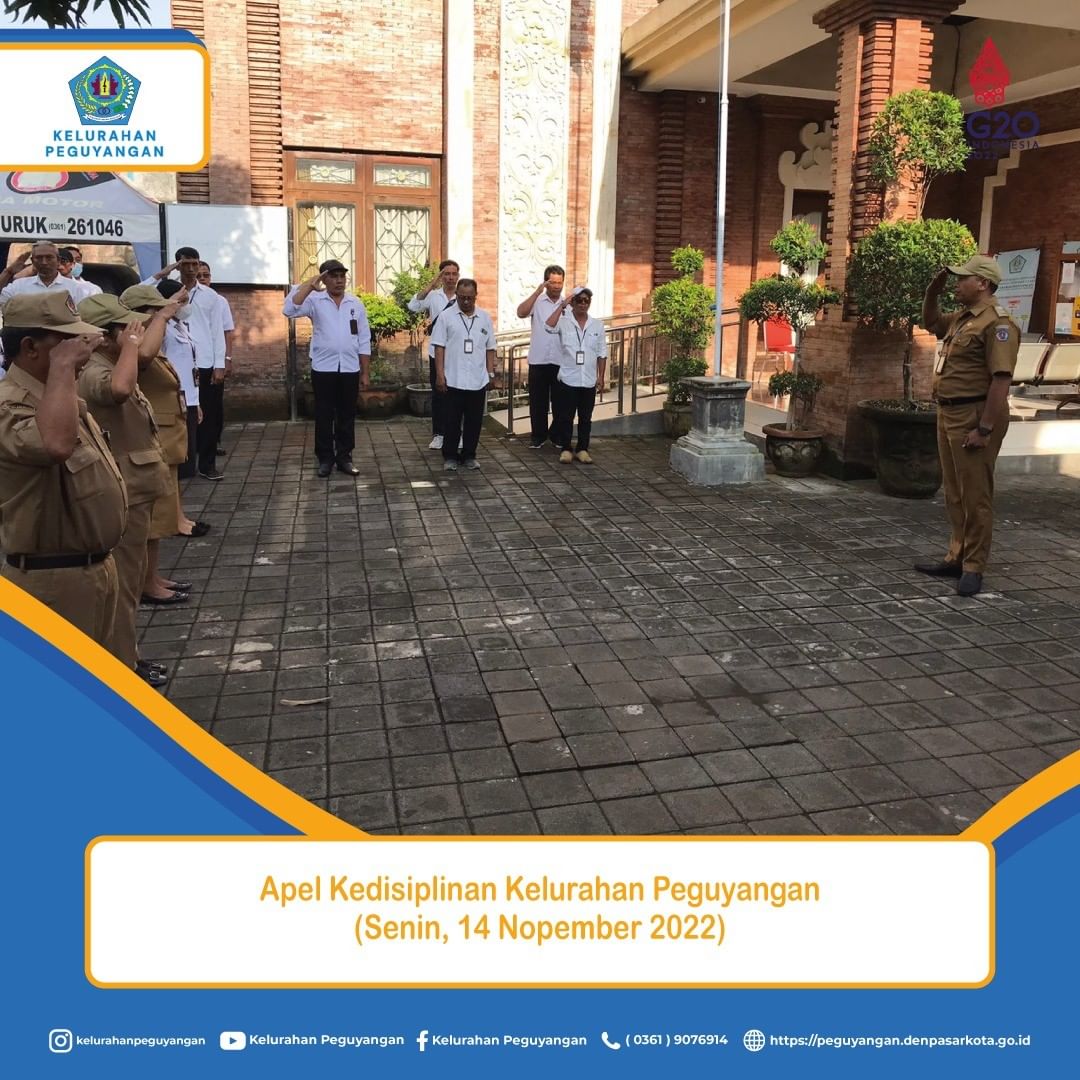 APEL KEDISIPLINAN KELURAHAN PEGUYANGAN 