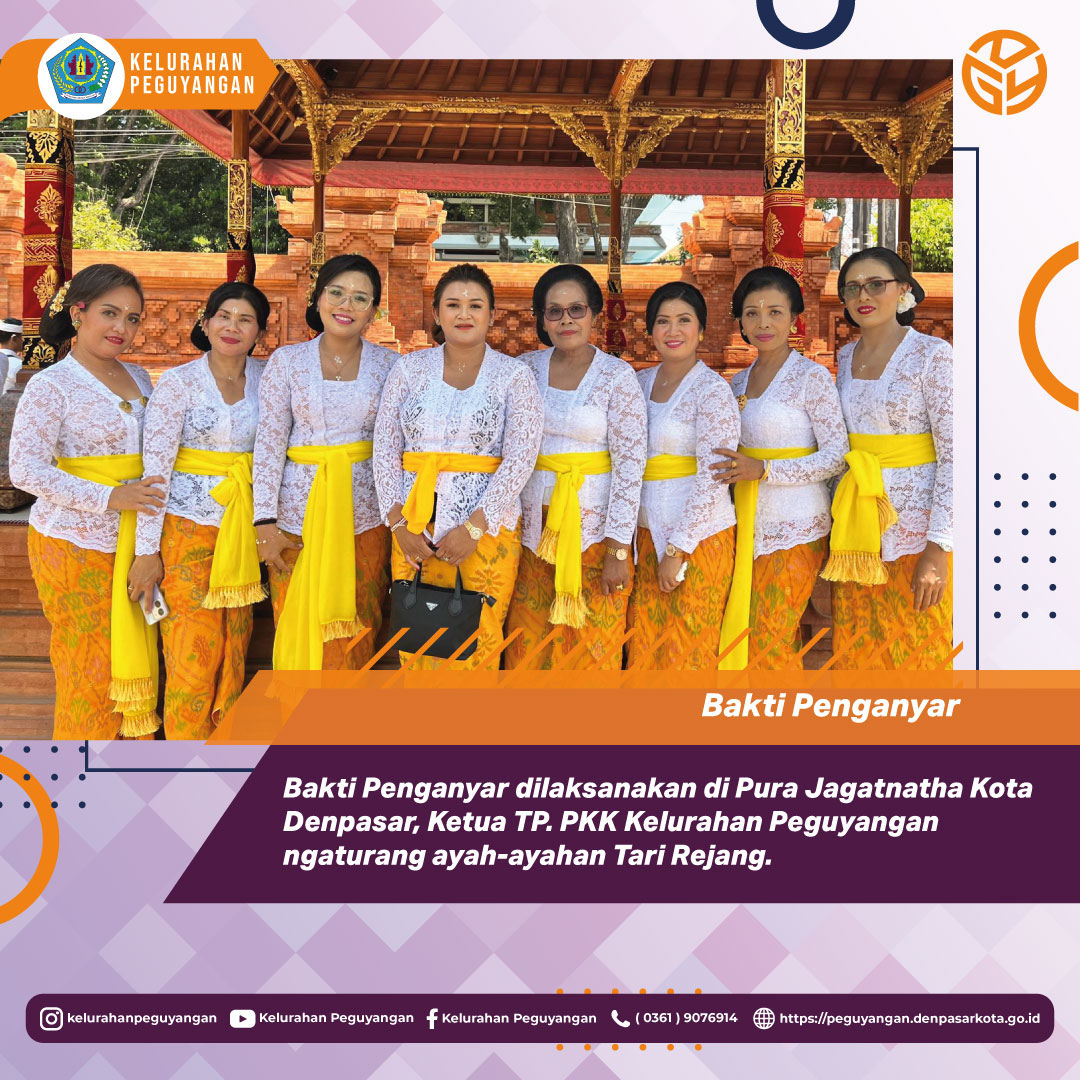 BAKTI PENGANYAR DILAKSANAKAN DI PURA JAGATNATHA KOTA DENPASAR