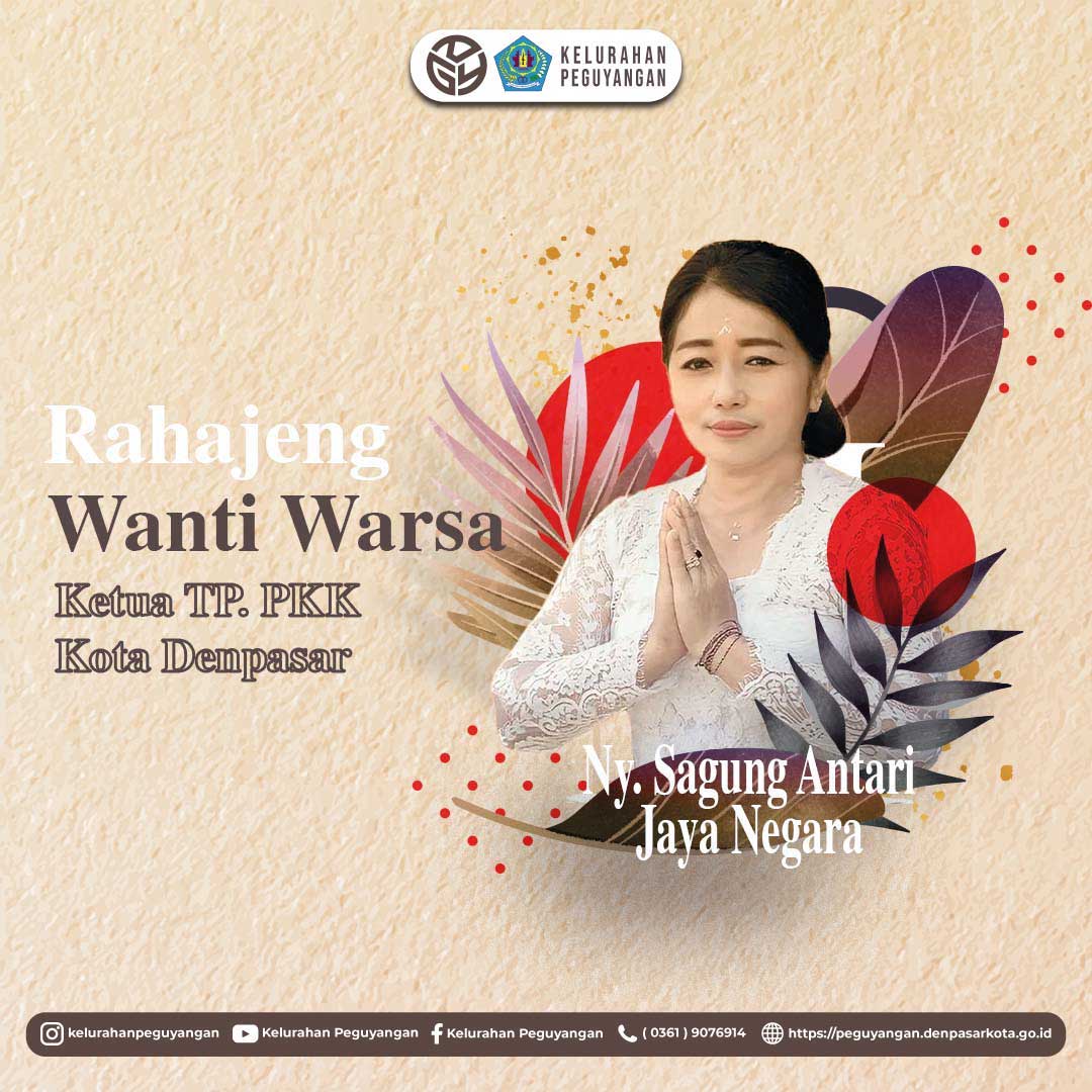 RAHAJENG WANTI WARSA KETUA TP.PKK KOTA DENPASAR