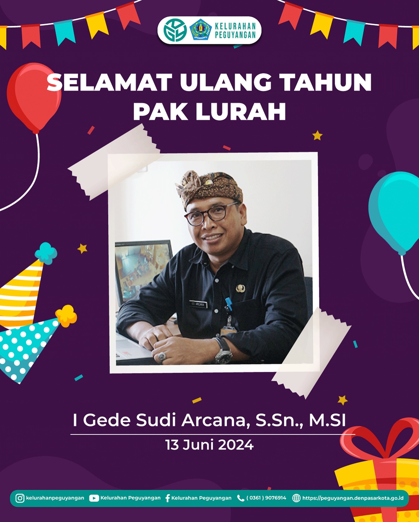 RAHAJENG WANTI WARSA BAPAK LURAH PEGUYANGAN