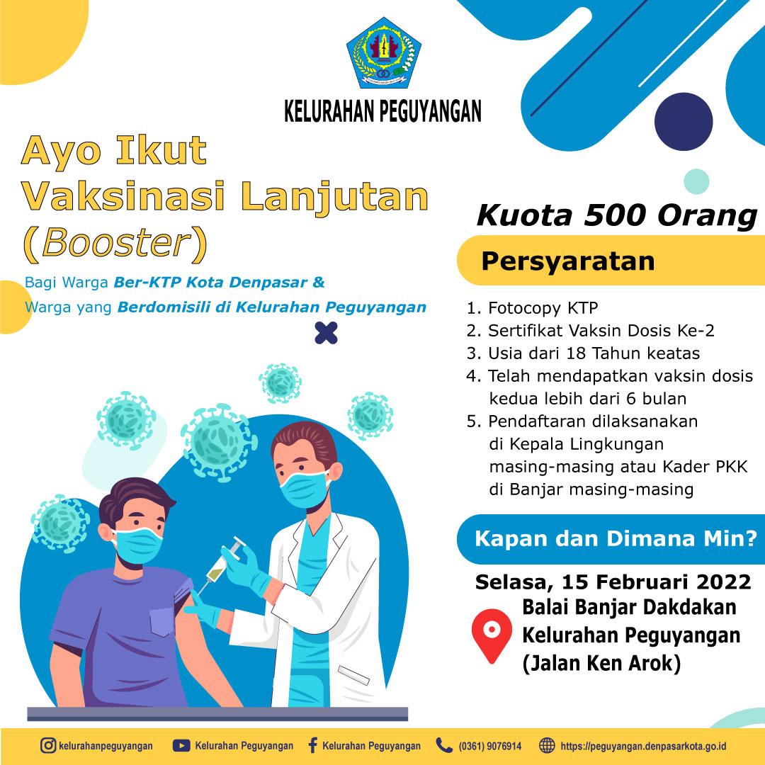 Jadwal Vaksinasi Lanjutan (Booster)