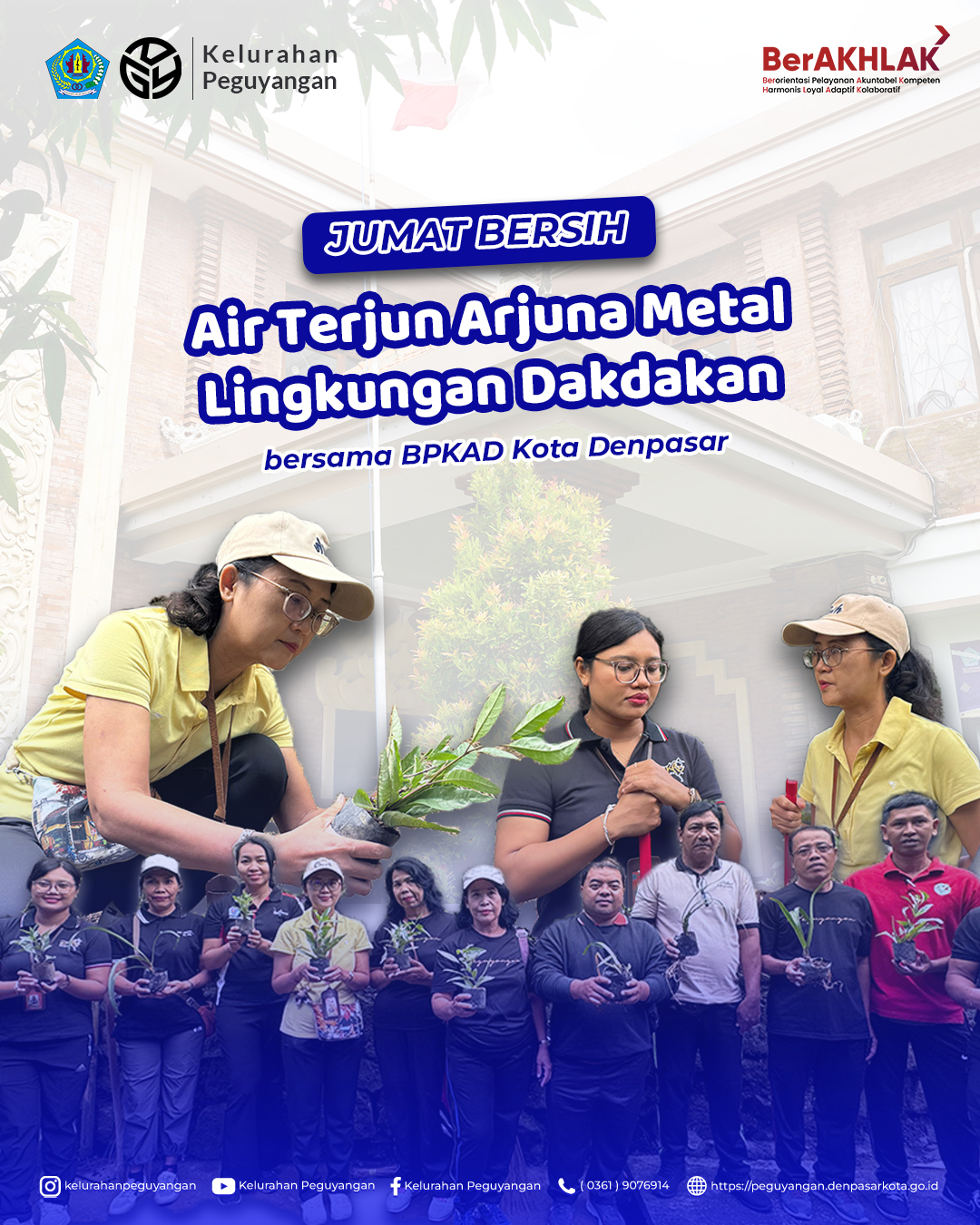 JUMAT BERSIH DI AIR TERJUN ARJUNA METAL LINGKUNGAN DAKDAKAN TAHUN 2025