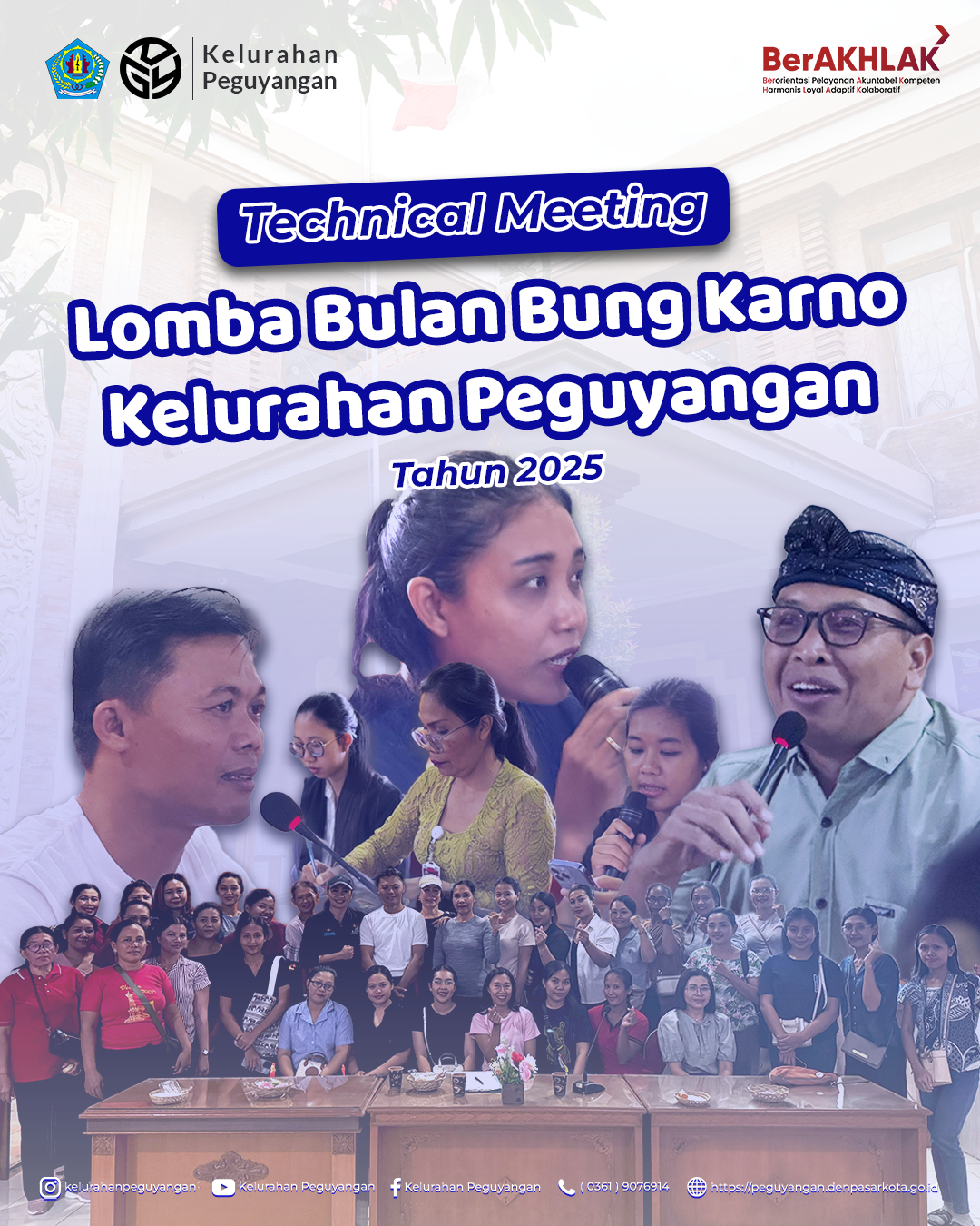 TECHNICAL MEETING LOMBA BULAN BUNG KARNO KELURAHAN PEGUYANGAN TAHUN 2025
