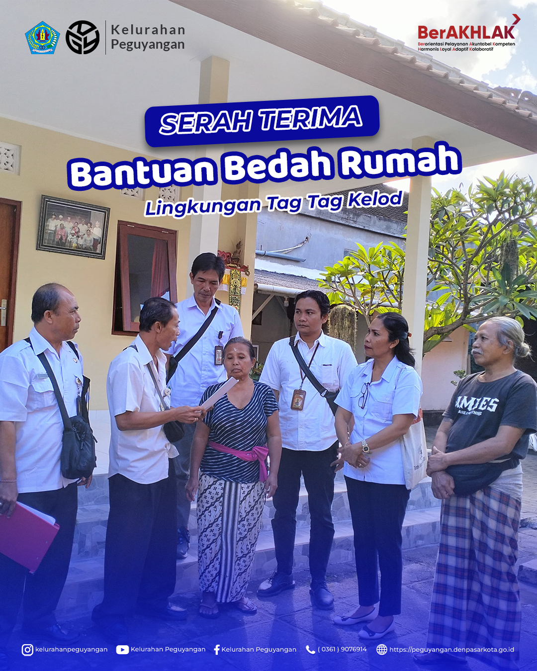 SERAH TERIMA BANTUAN BEDAH RUMAH