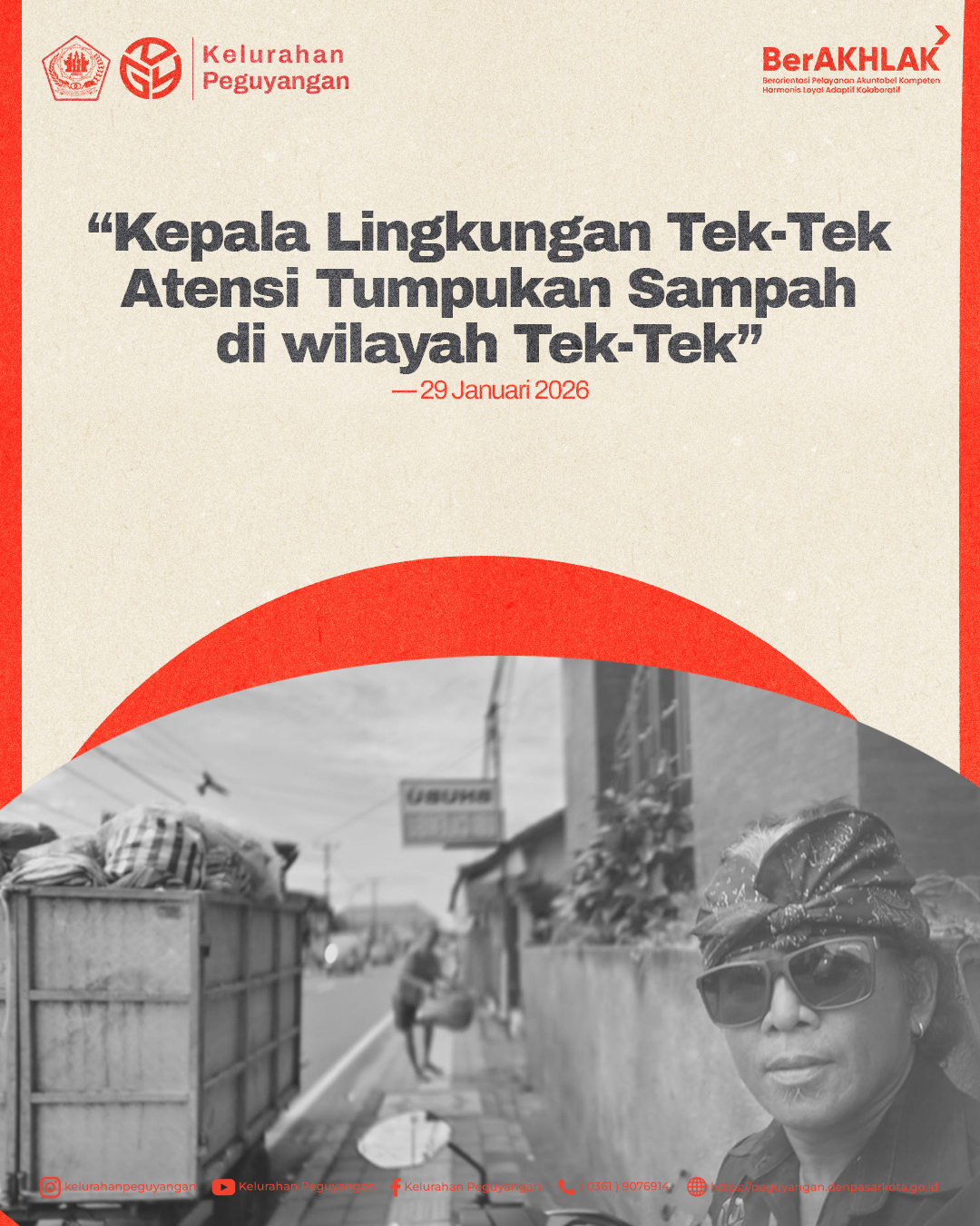 KEPALA LINGKUNGAN TEK-TEK ATENSI SAMPAH