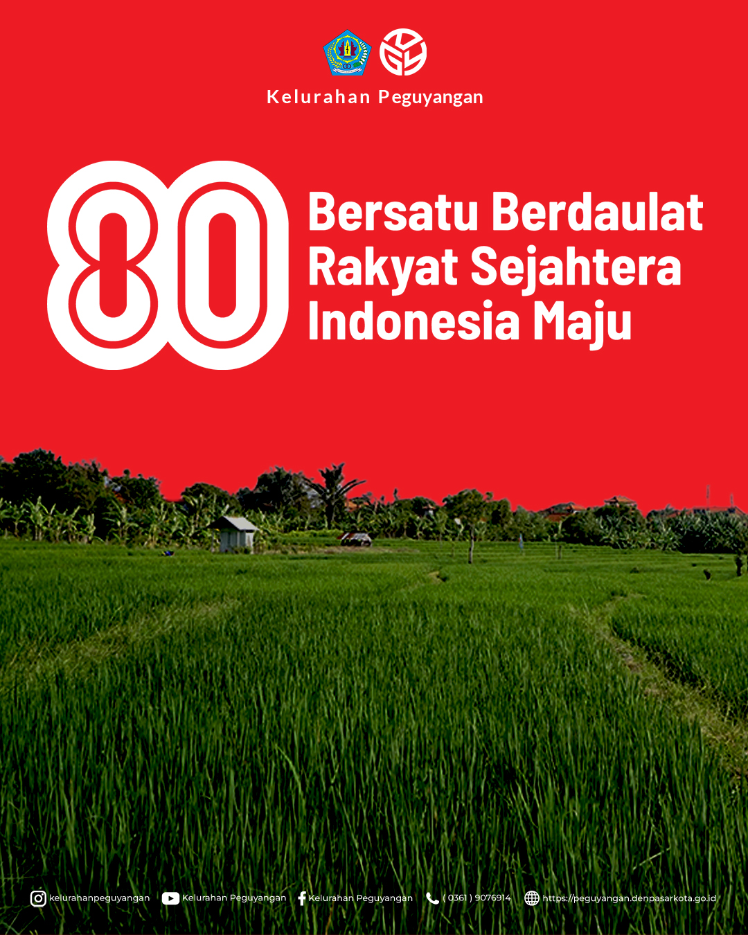 DIRGAHAYU REPUBLIK INDONESIA ke-80